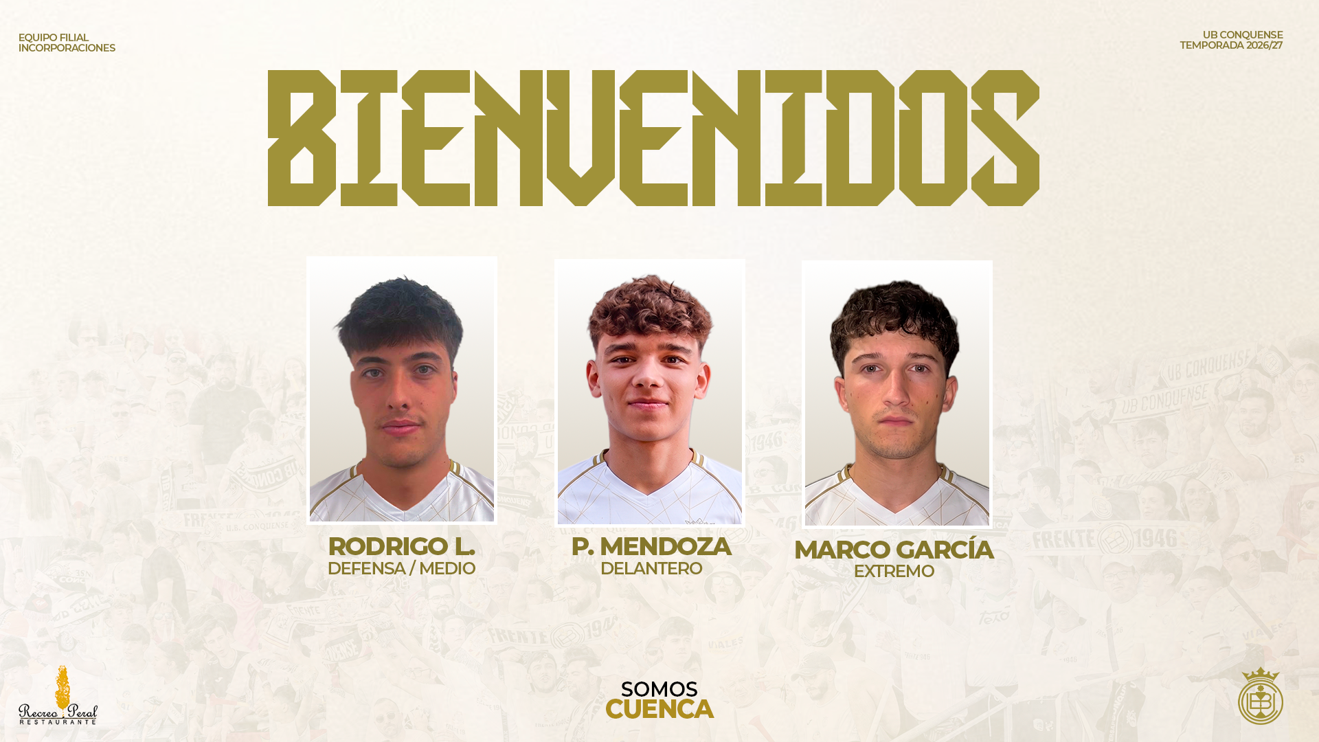 Nuevas tres incorporaciones de nivel para el filial de la UB Conquense.
