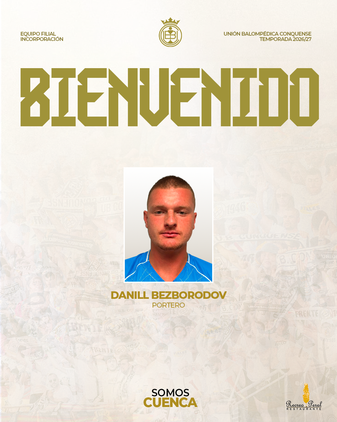 Danill Bezborodov, nuevo portero para nuestro filial