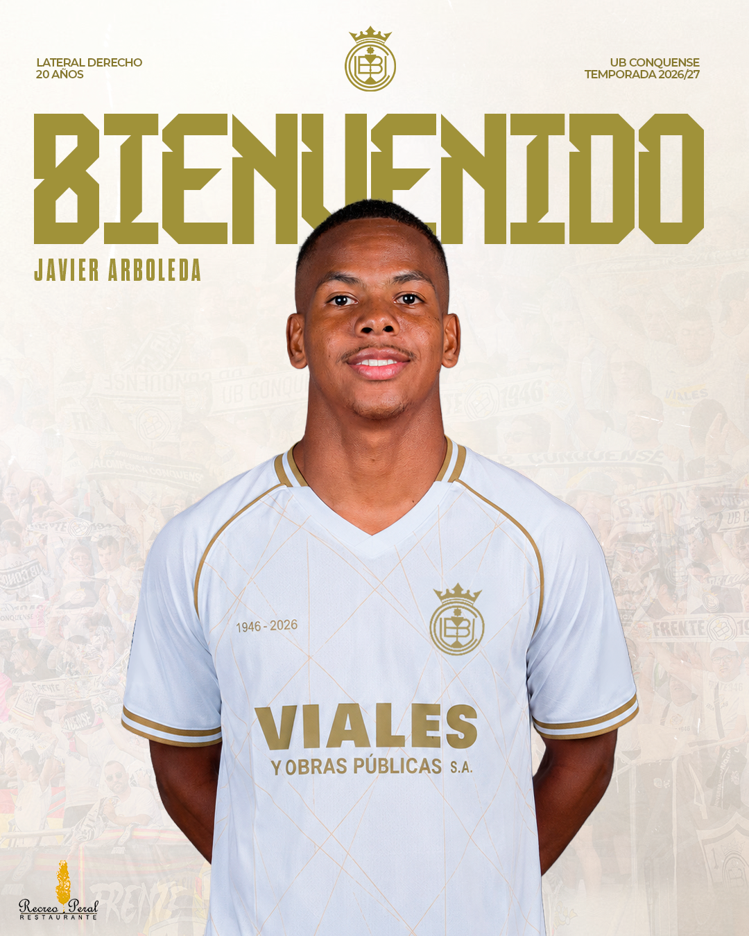 Javier Arboleda, nuevo lateral derecho de la UB Conquense