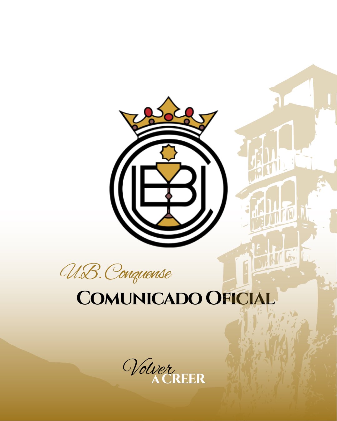 Comunicado oficial: asamblea general extraordinaria y ordinaria de la UB Conquense