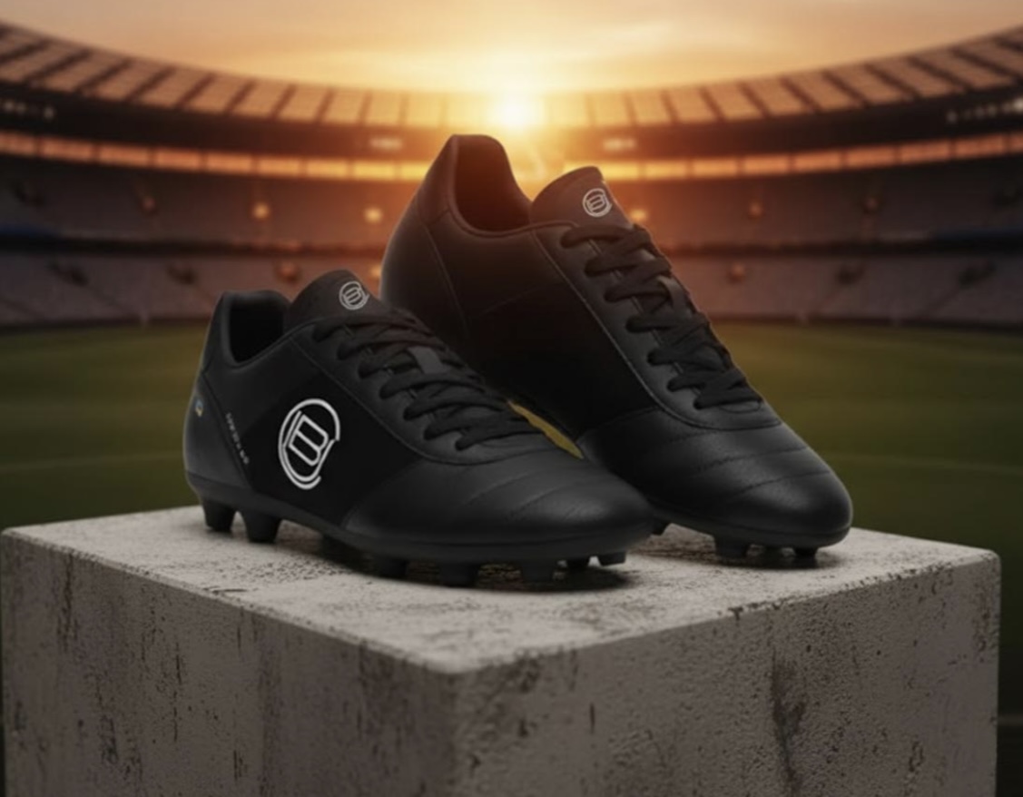 Botas de futbol negras