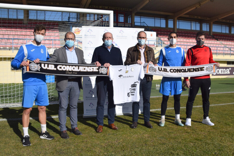 La Unión Balompédica Conquense renueva su convenio con el Grupo Recoletas