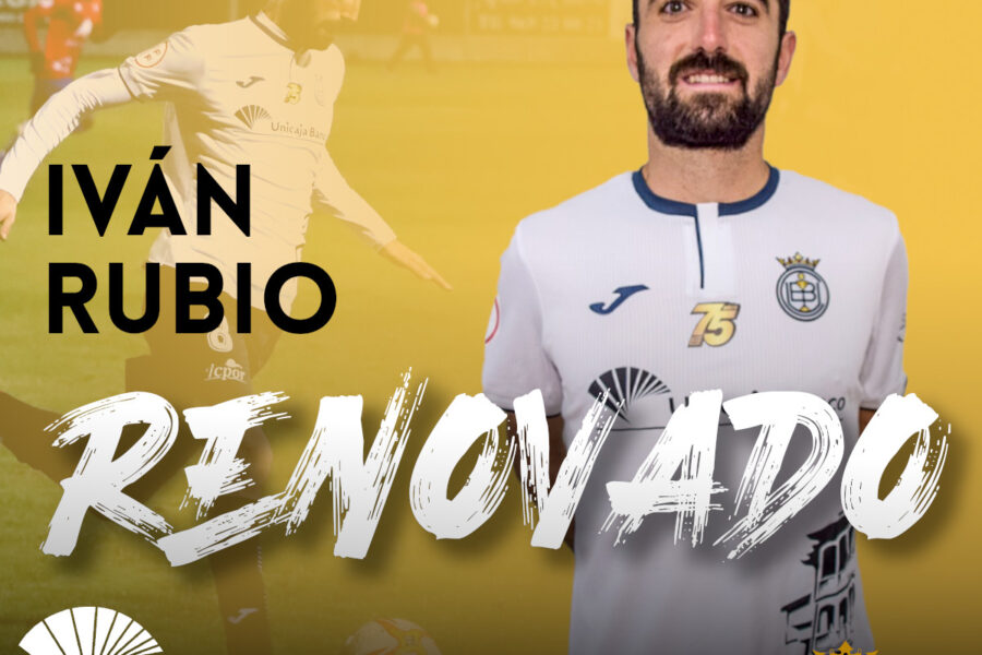 Iván Rubio amplía su contrato con la Balompédica hasta 2023