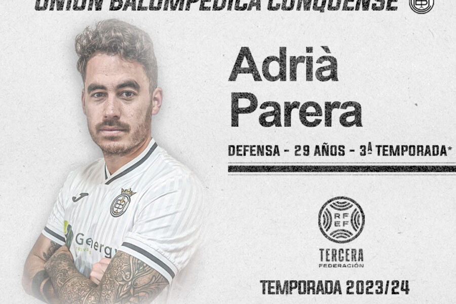 Comunicado U.B. Conquense: Adrià Parera