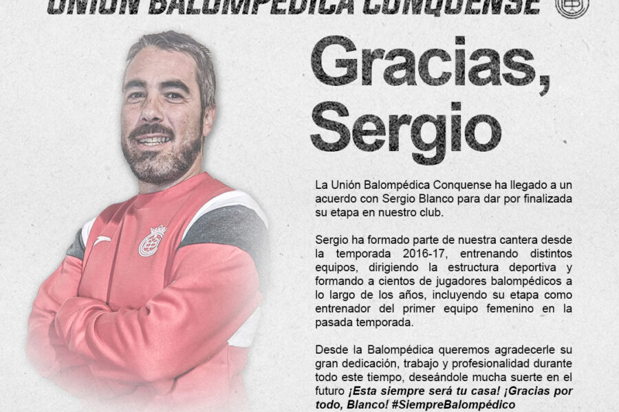 Comunicado U.B. Conquense: Sergio Blanco